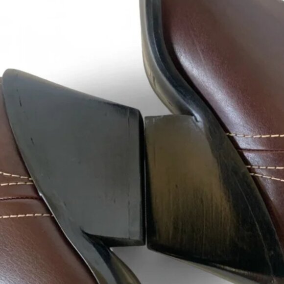 NEW Free People Pitchfork Point Western Boots - Leather, Pointed Toe 925 6s3 - Picture 13 of 15